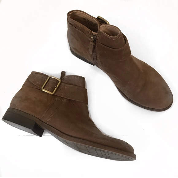 franco sarto side buckle booties